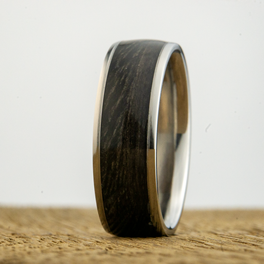 Grey weathered wood ring