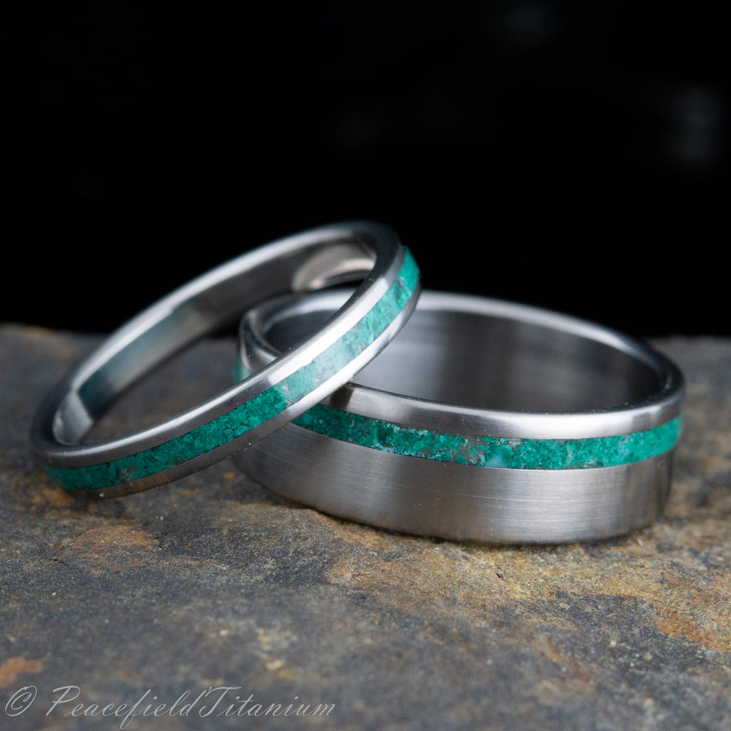 Malachite sale wedding band