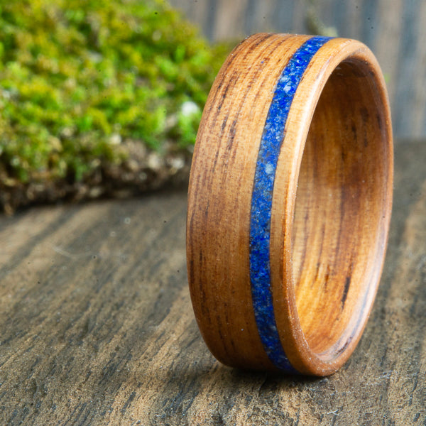 Bentwood Ring Purple Resin Ring Custom Wood Ring Wood Band 